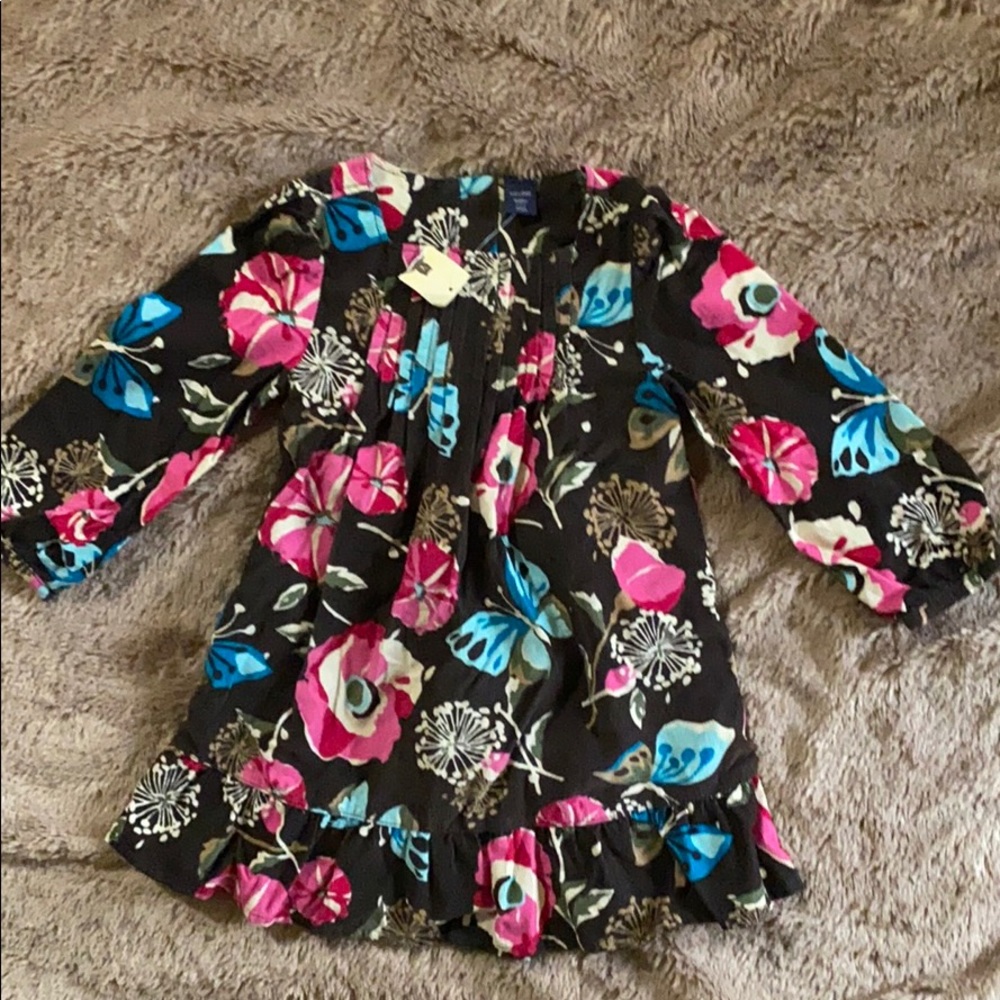 NWT Baby Gap Floral Corduroy Dress